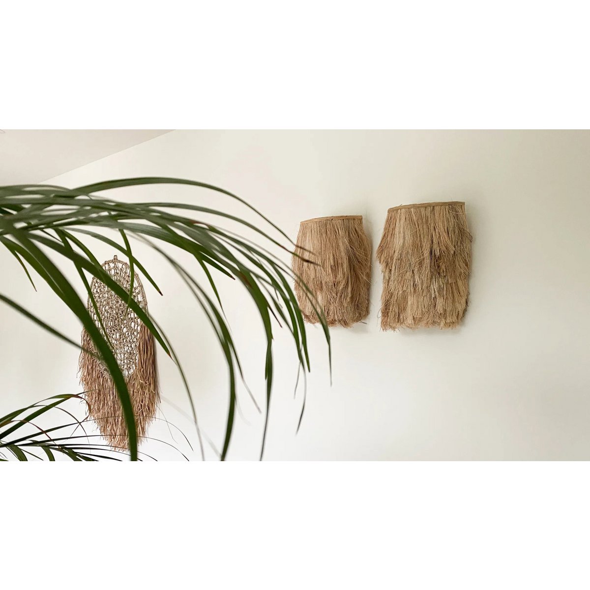 The Abaca Wall Applique - Natural - S