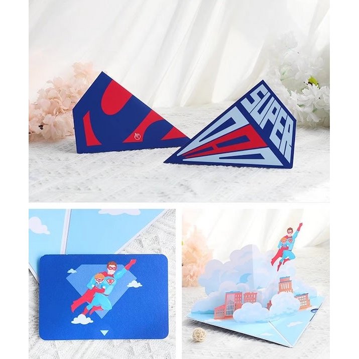 3D Card - Super Dad - Father's Day Card