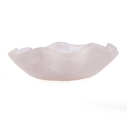 The Resin Organic Fruit Bowl - Pink White