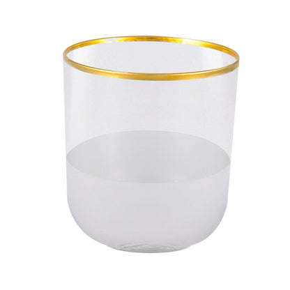 NISH GOLD EDGE LOW WATER GLASSES - SET OF 6