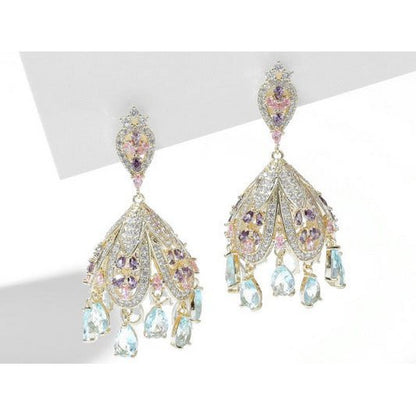 Wind Bell-Inspired French Palace Earrings