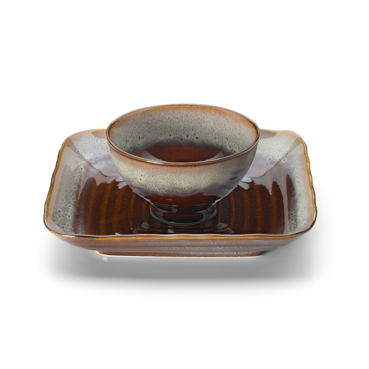The Smoked Horizon Bowl - Brown Grey - S