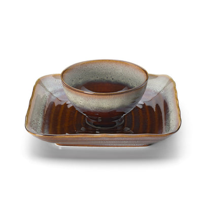 The Smoked Horizon Bowl - Brown Grey - S