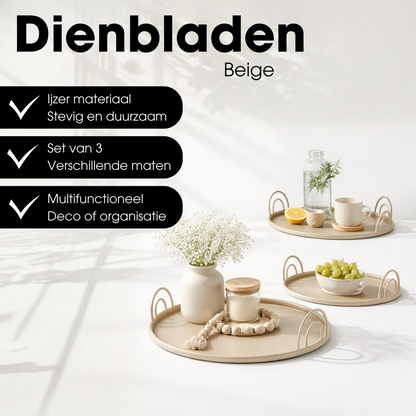 Tray Beige Beige