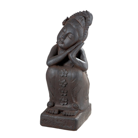 Fibergl Buddha on base "Calma"