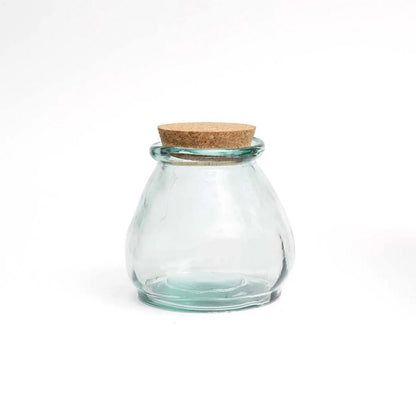 The Belly Glass Pot - Blue - S