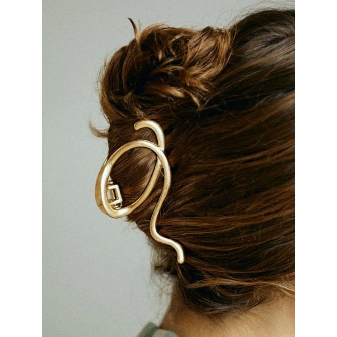 Music Cord Large Claw Metal Hair Clips