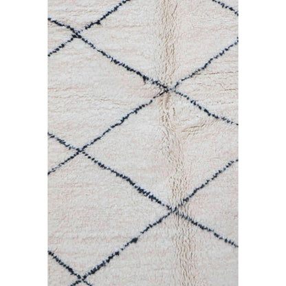 Pure wool Moroccan Berber rug 158 x 256 cm