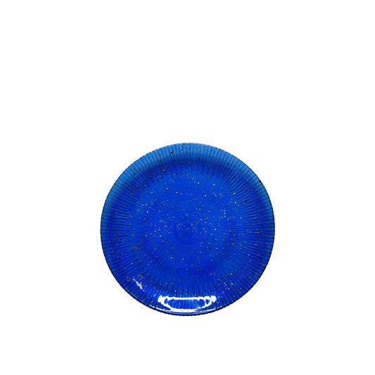 Constellation blue dessert plate 21x21x2cm