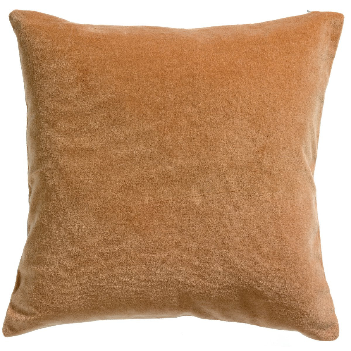 Plain cushion Elise Ocher 45 x 45