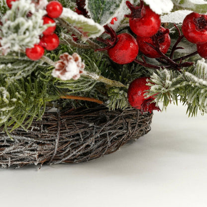 Christmas wreath Belfort Green