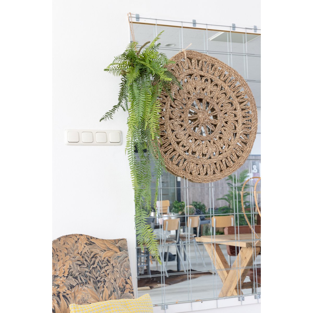 Fern Artificial Hanging Plant 110cm