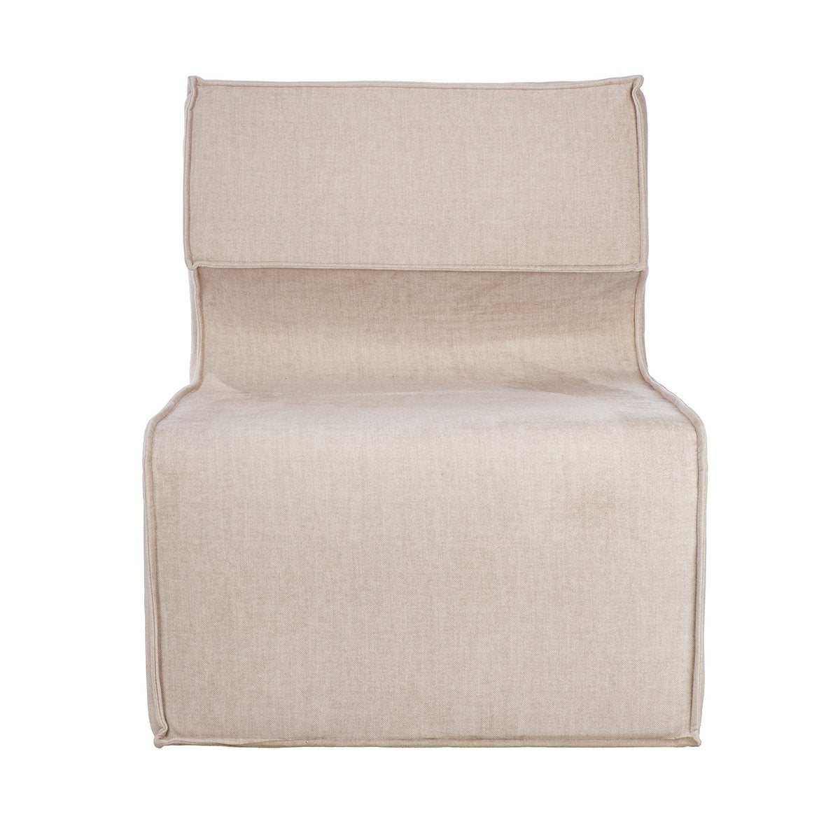 Nobra armchair, beige H.77 cm