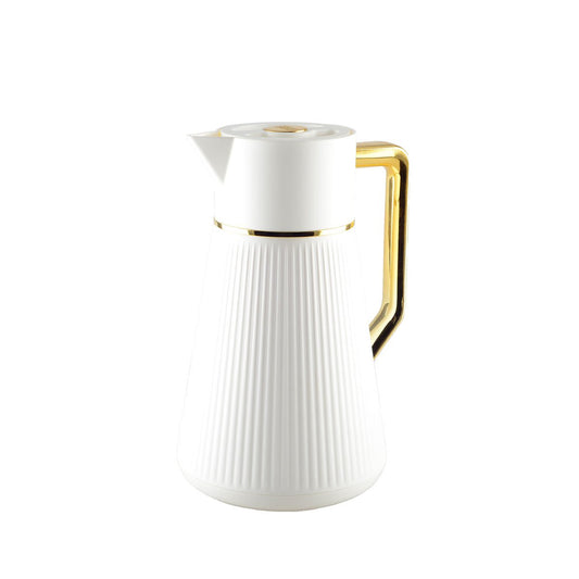 White coffee maker with handle doree 1l