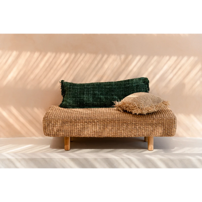 The Oh My Gee Cushion Cover - Forest Green - 35x100