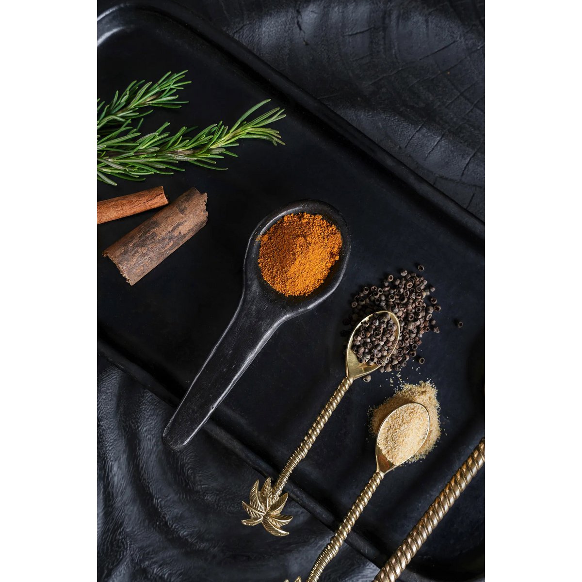 The Palm Tree Tea Spoon - Gold