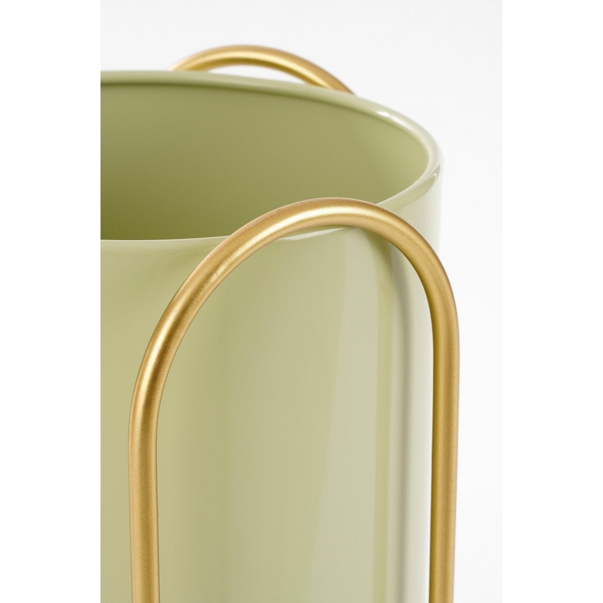 Flowerpot inside Danube Light green