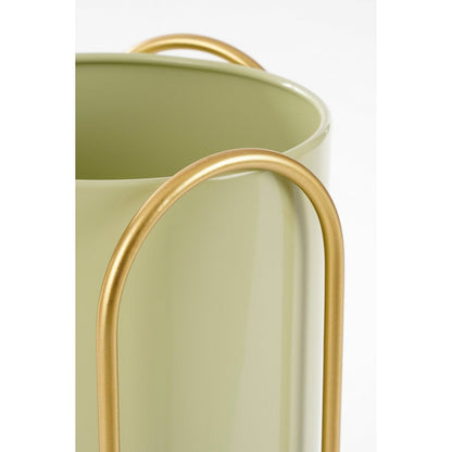 Flowerpot inside Danube Light green