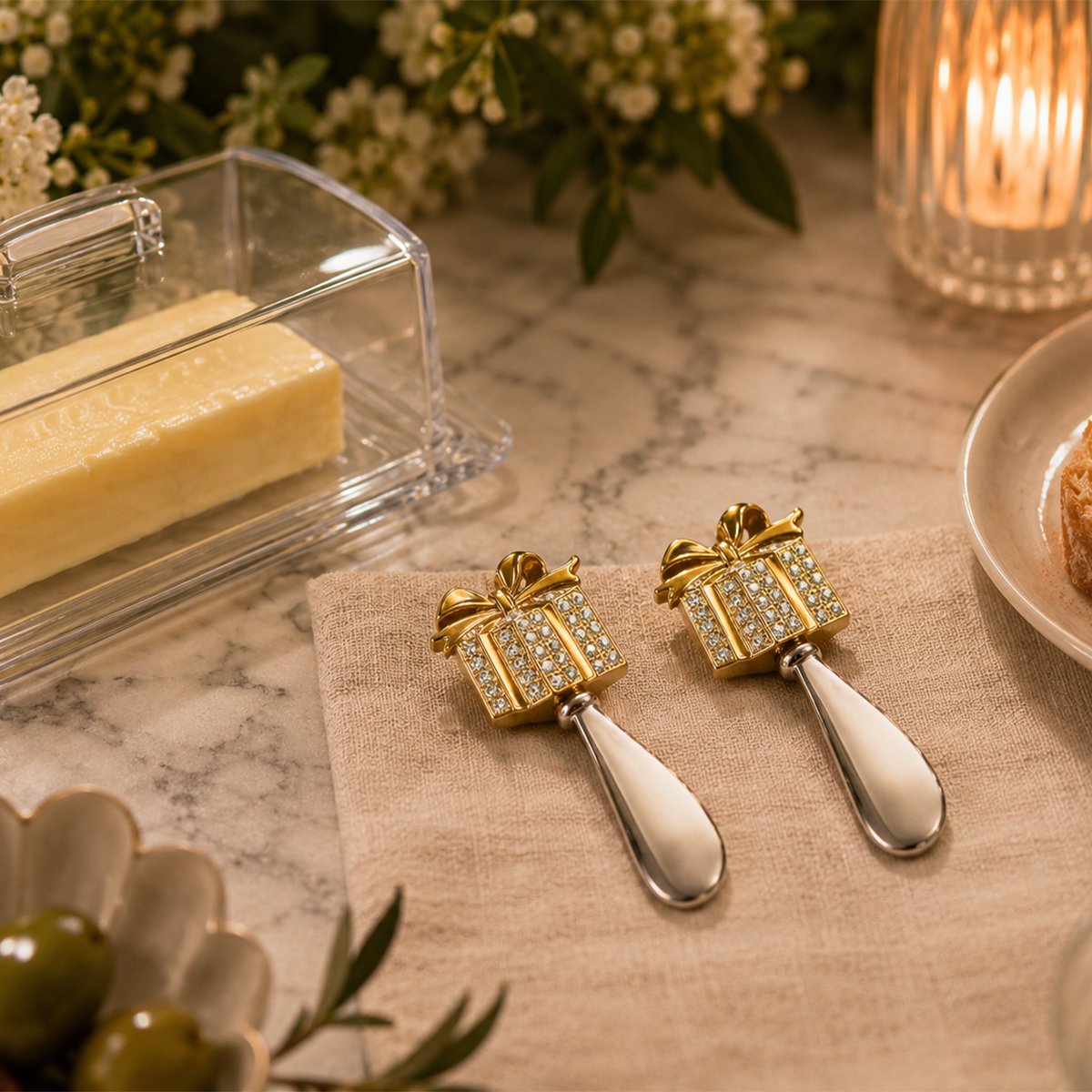 Golden spreaders Christmas gift - set of 2