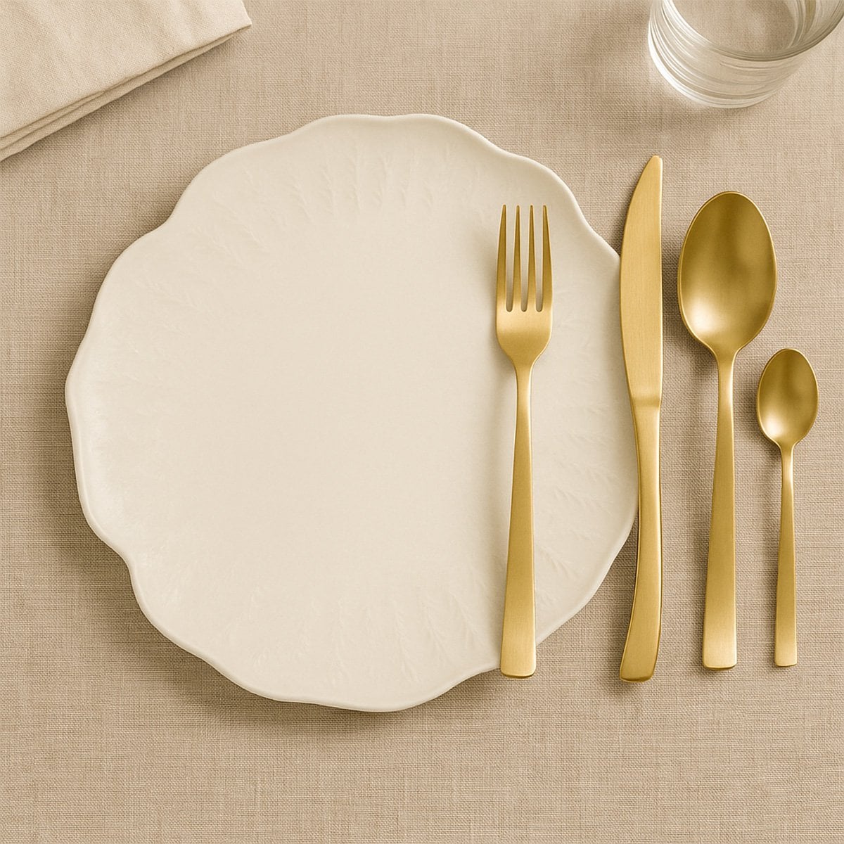 Housewife 24 brilliant golden pieces