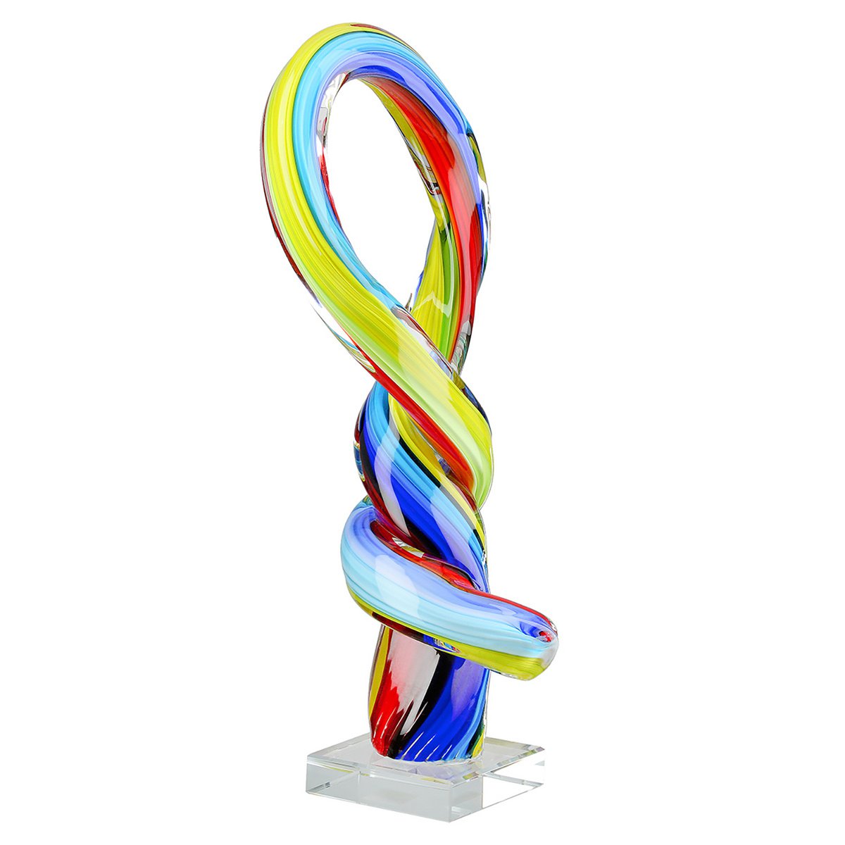 Sculpture loop loop, multicolored H.34 cm