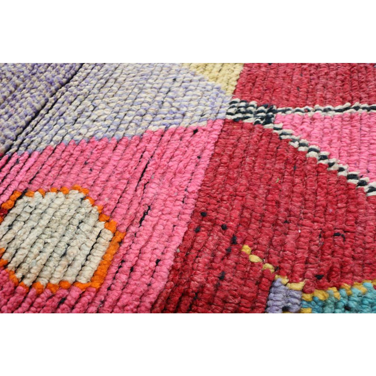 Pure wool Moroccan Berber hallway rug 82 x 340 cm