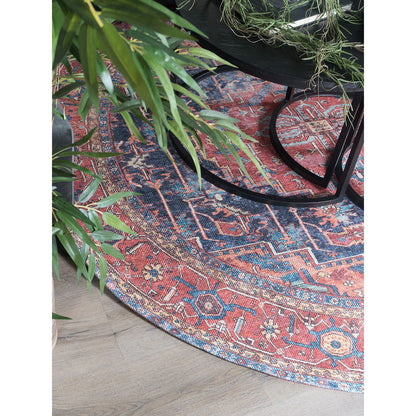 Rug Heris Red 01 Round ø200 cm