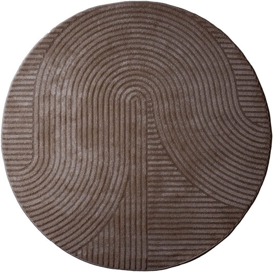 Rug Ella Brown Round ø200 cm