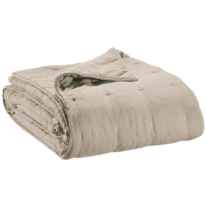 Zeff Stonewashed Bedspread Natural 240 x 260