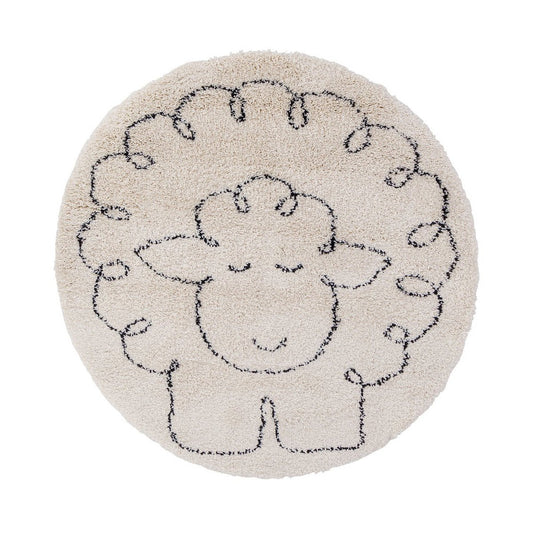 Tapis enfant rond PETIT MOUTON