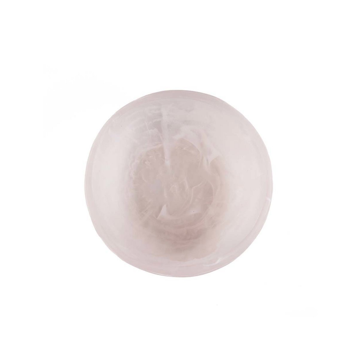 The Resin Organic Bowl - Pink White - S