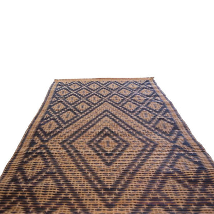 Moroccan Hassira Berber rush rug 81 x 198 cm