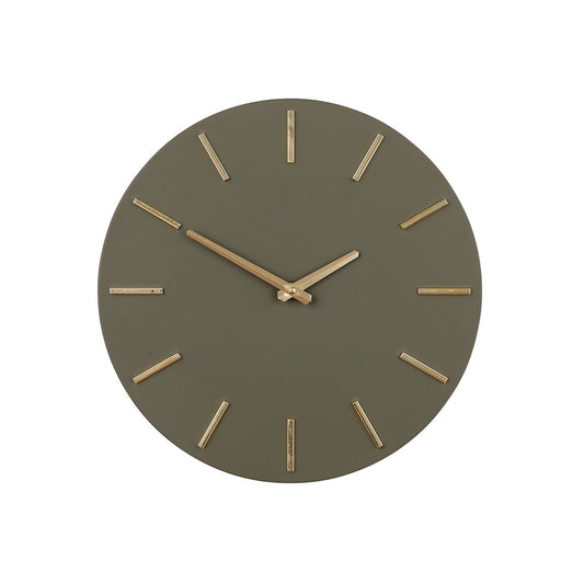 Wall clock Brixen Dark brown
