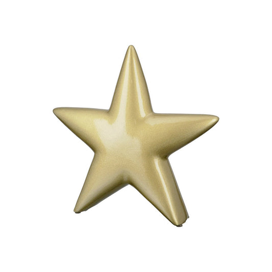 Decorative object star, gold-colored H.39 cm