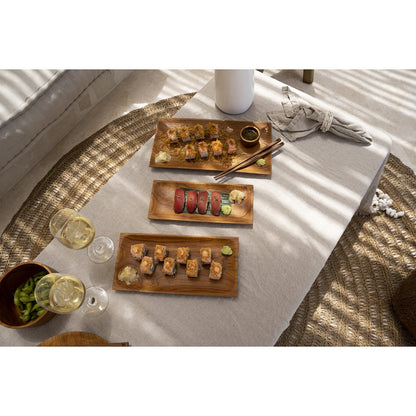 The Linen Tablecloth - Beige - 150x150