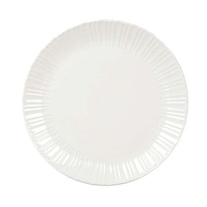 ASSIETTE PLATE BLANCHE FLORA 26.6X26.6X2CM
