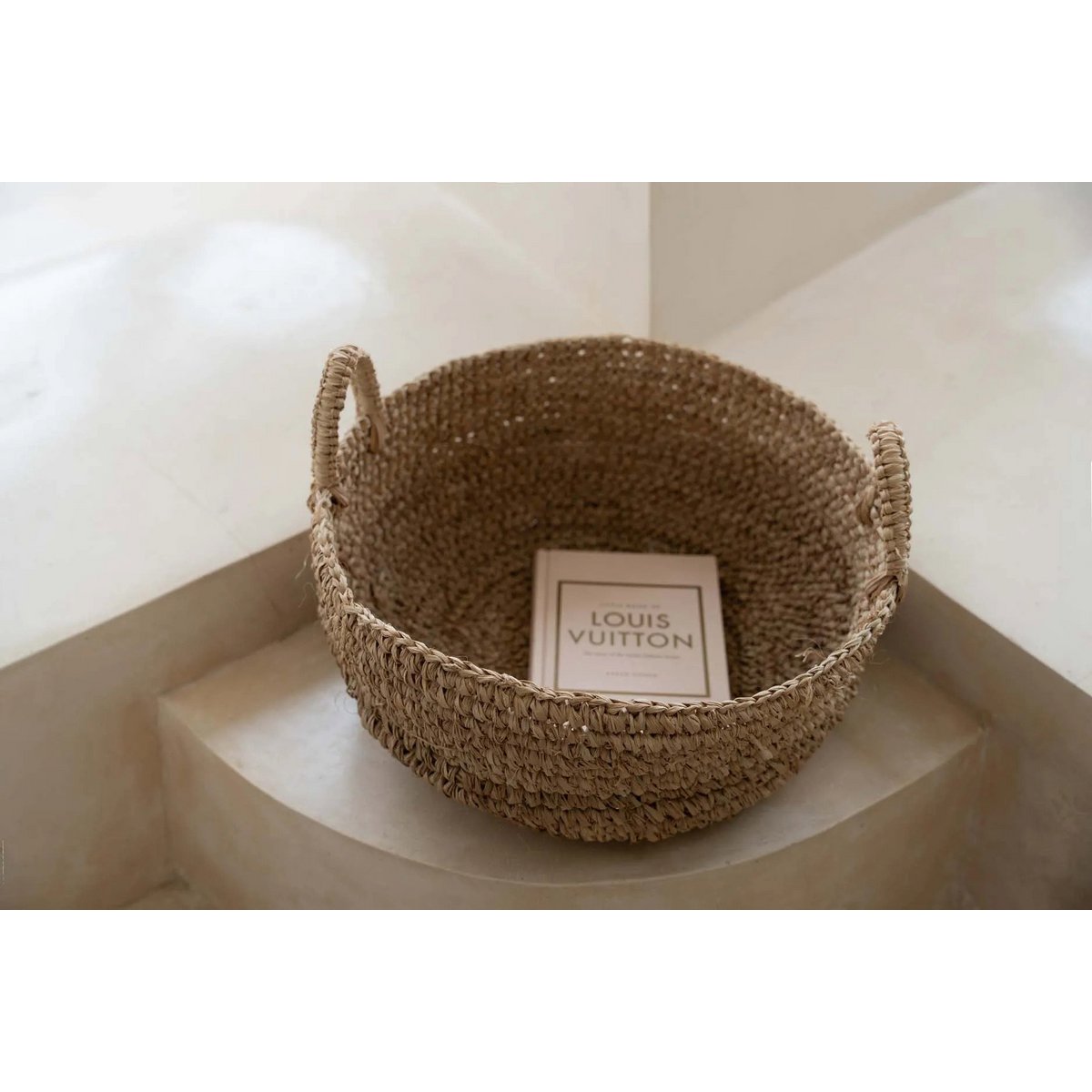 The Raffia Basket Trays - Natural - L