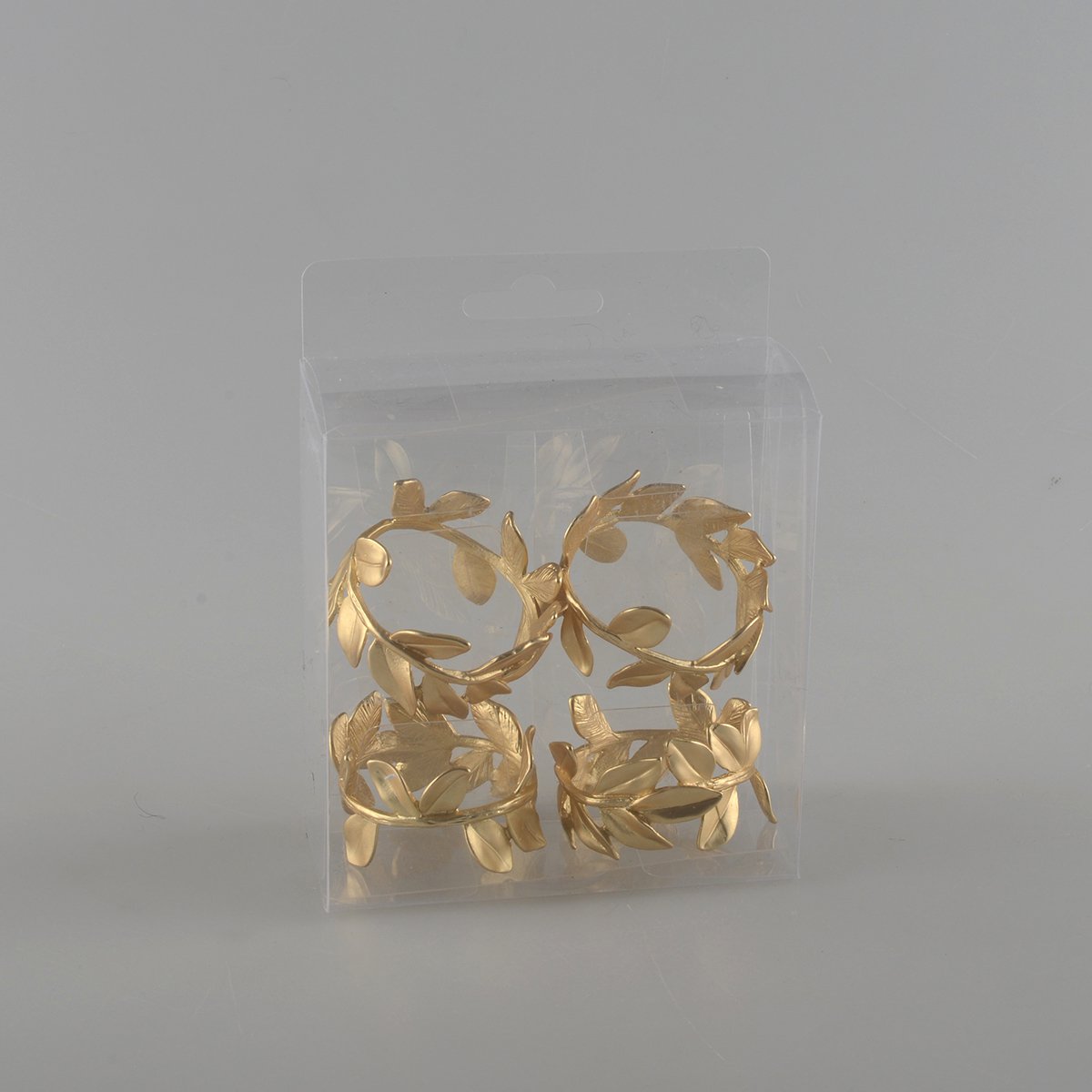 LEAF NAPKIN RING - SET OF 4