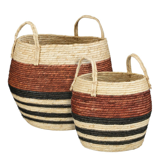 Storage basket set Brown