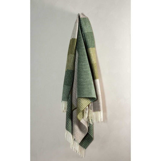 Wool Throw Blanket LINEA 4Leaf