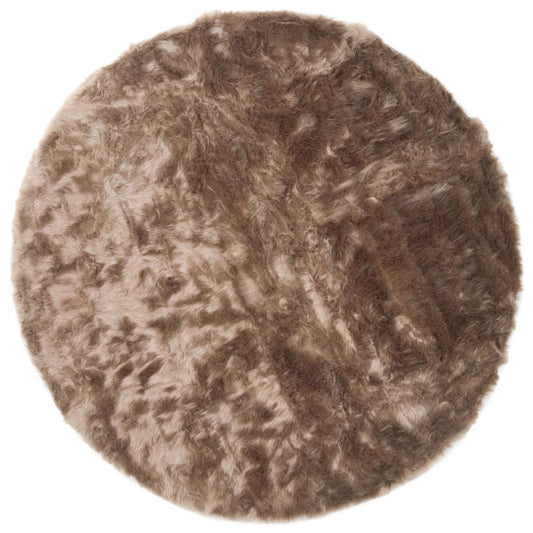 Rug Donsie Brown Round ø180 cm