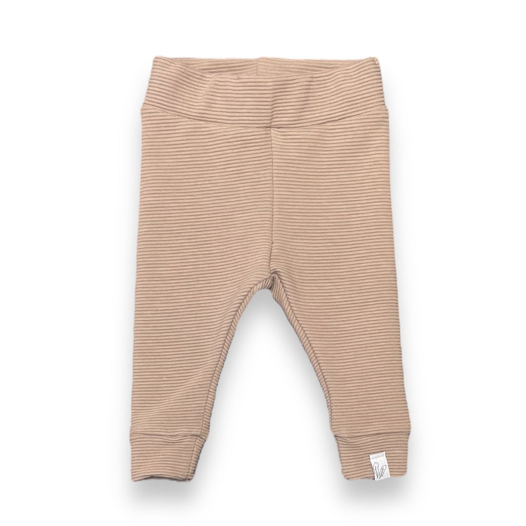 Newborn pants rib taupe