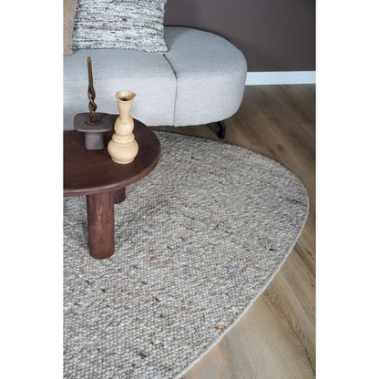 Rug Stone Donker Beige 417 - pebble -shaped 160 x 230 cm