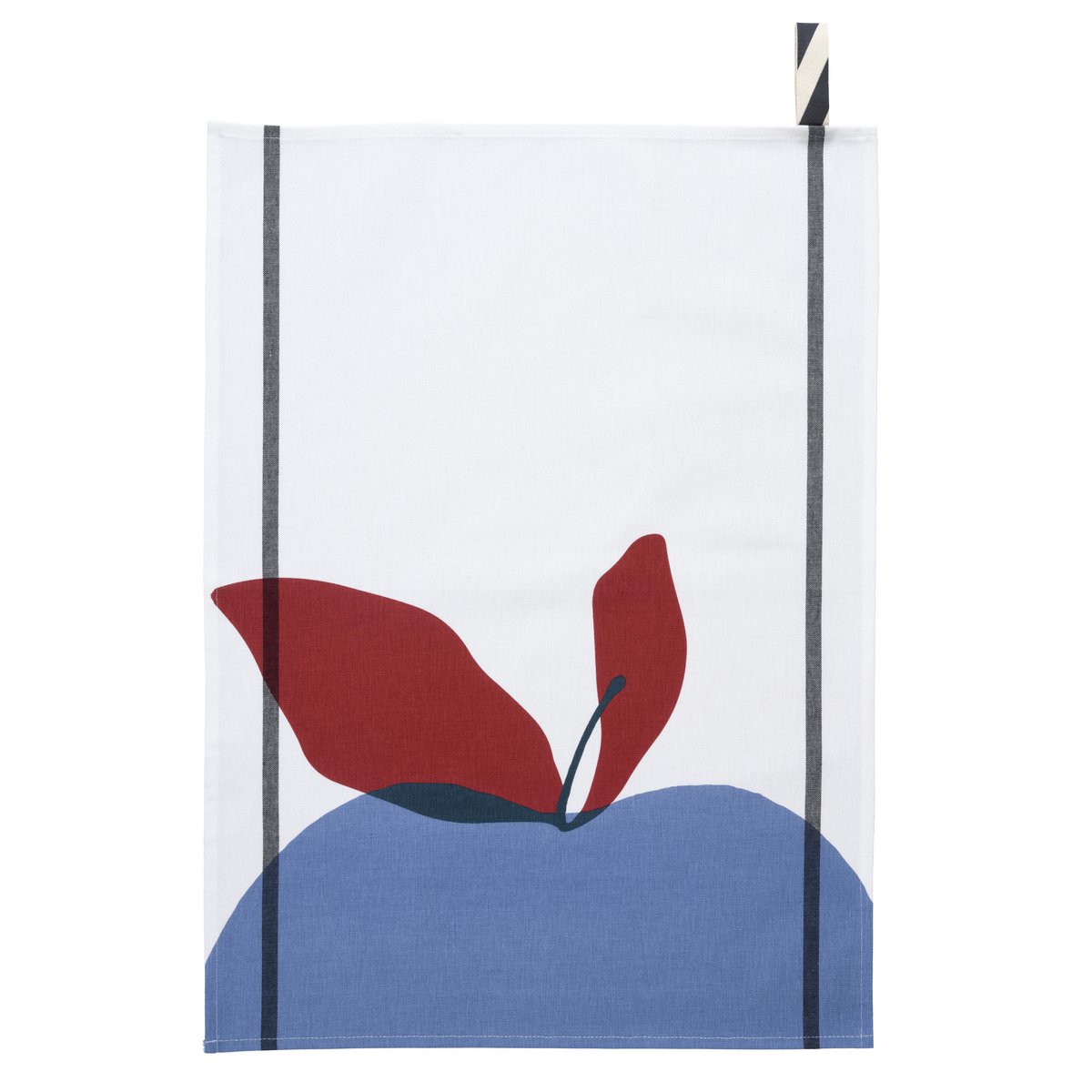 Bluetiful Apple Tea Towel White 50 x 70