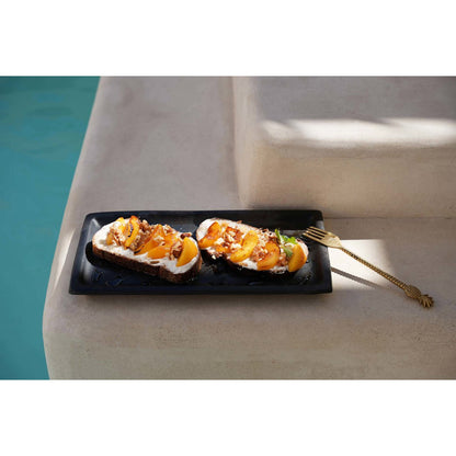 The Burned Sushi Plate - Black - L