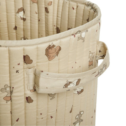 Moe padded storage basket - large unicorn