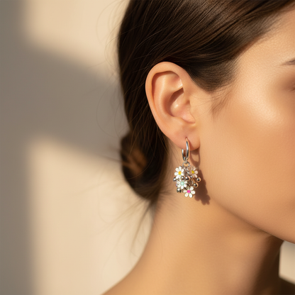 Wildbloem Earrings - Silver